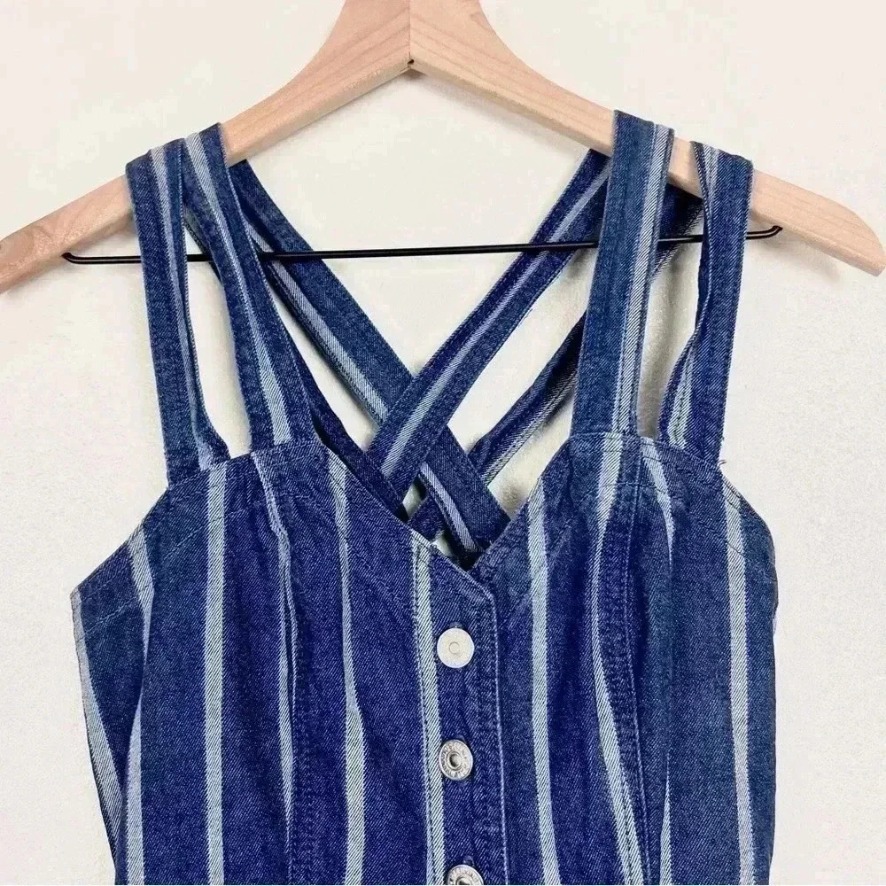 7 For All Mankind Stripe Jumpsuit - Picture 6 of 10